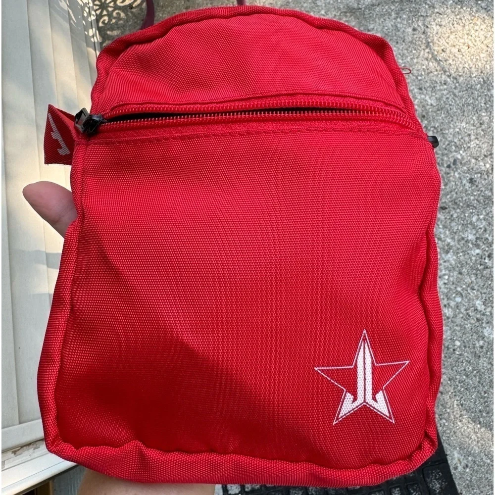 Jeffree Star red crossbody purse